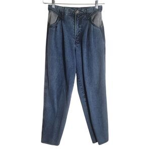 Vintage Rocky Mountain Jeans Women's Size 31 / 11 Blue Denim High Rise Mom READ‎
